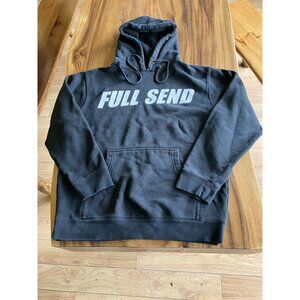Full Send Hoodie Small Black Sweatshirt Pullover/Sweater Hoodie Nelk Boys